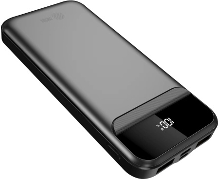 Аккумулятор внешний 10000_mAh Cactus CS-PBFSCA-10000 4.5A USB-A/2xUSB-C черный