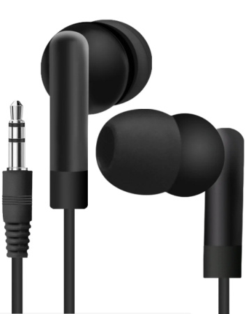 Наушники Defender Basic 210 вставные, 32Ом, 105дБ, кабель 1.1м, Black