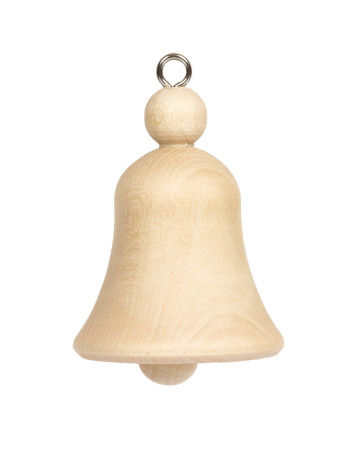 Заготовка "Mr. Carving" DE-076 "Колокольчик" дерево d 3.5 см 3.5 х 3.5 х 5.5 см