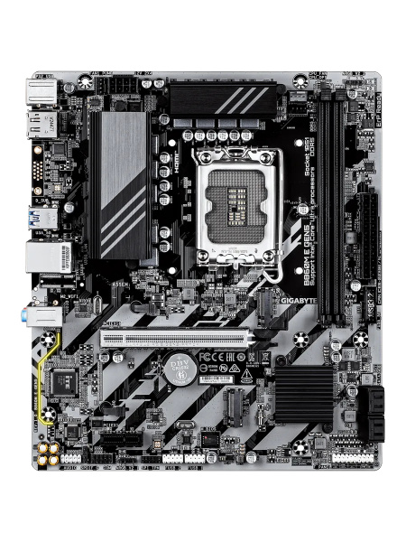 Мат.плата S1851 B860 Gigabyte B860M E GEN5 (mATX,2DDR5,2M.2,PCI-E16,PCI-E,4SATA,HDMI,DP,PC8800)