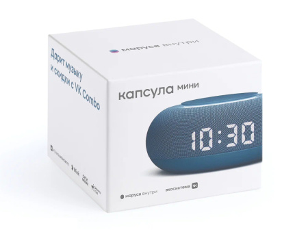 Умная колонка VK Капсула Мини с Марусей 5 Вт синяя (MRC02BL)