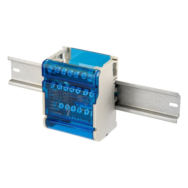 Шина на DIN-рейку в корпусе (кросс-модуль) 4*7 Rexant 11-2304-7