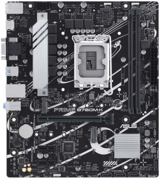Мат.плата S1700 B760 Asus PRIME B760M-K (mATX,2xDDR5,2M.2,PCI-E16,2PCI-E,HDMI,VGA,PC8000)