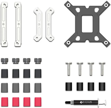 Кулер S115x/1200/1700/AMx ID-Cooling FROZN A620 ARGB WHITE (270W/2*120mm ARGB/500-2000rpm,6 тепл.трубок)