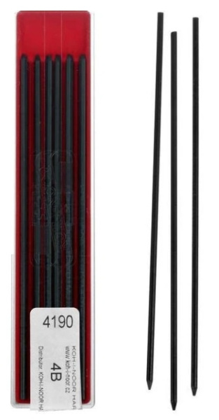 Грифель 2,0мм. Koh-I-Noor, 12шт. HB (41900HB013PKRU)
