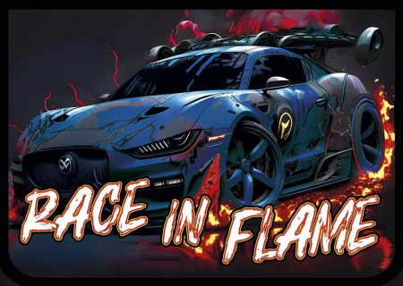 Папка для тетрадей А4 ПЧЕЛКА "Гоночное авто" на молнии ПМ-А4-291