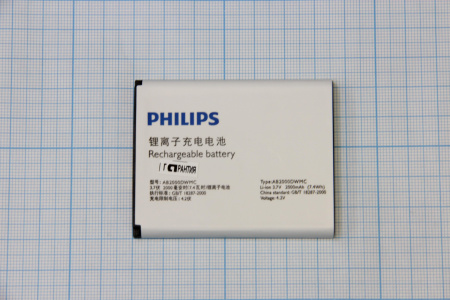 АКБ (аккумулятор) Philips W8578/W930 3.7V 2000mAh