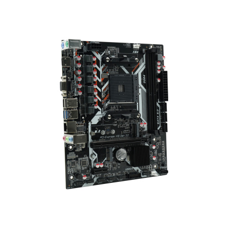 Мат.плата SocAM4 AMD B450 AFOX B450D4-MA5-V2 (mATX,2DDR4,M.2,PCI-E16,2PCI-E,HDMI,VGA,PC3000)