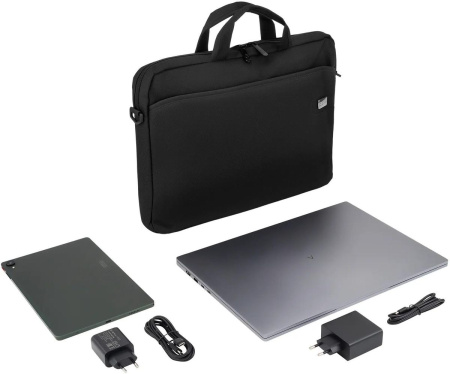 Сумка_для_ноутбука 15.6" Digma R-211 черный полиэстер (R211BK)