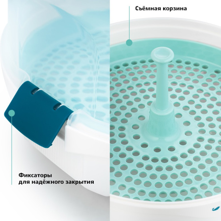 Стерилизатор для СВЧ Kitfort КТ-2304  вместимость 5 бутылочек