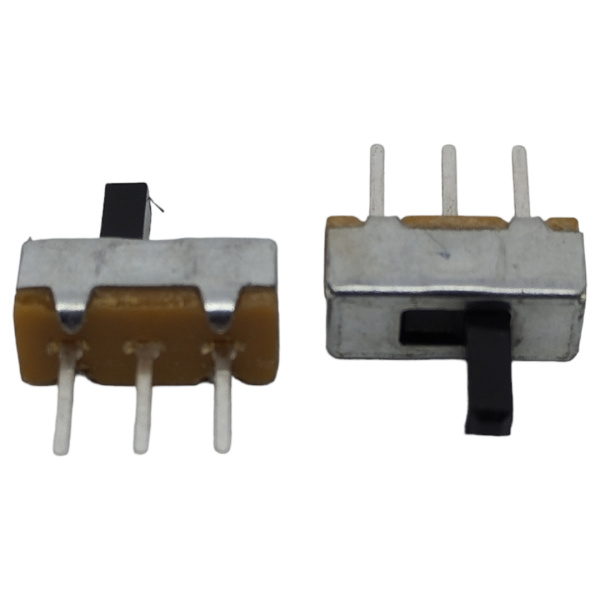Переключатель движковый SS-12D00G4, SPDT, на плату шаг 2.5мм (DC 50V 0.3A)