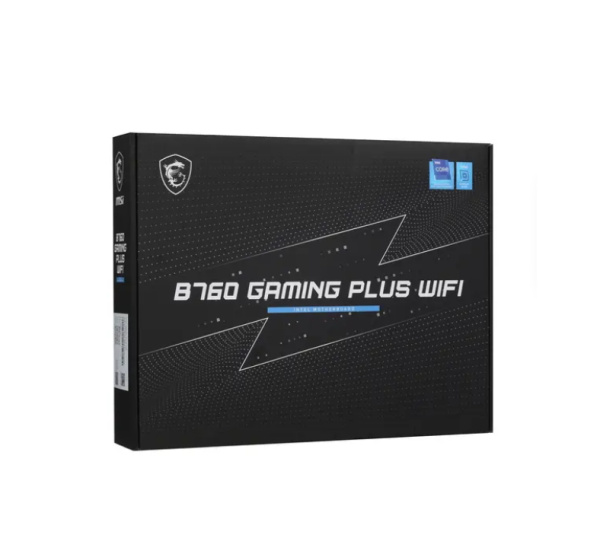Мат.плата S1700 B760 MSI B760 GAMING PLUS WIFI (ATX,4DDR5,2M.2,5PCI-E16,DP,HDMI,PC6800,Wi-Fi)