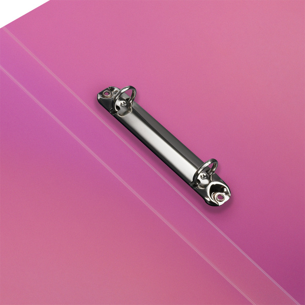 Папка 2 кольца СТАММ "Сияние" 25мм. 700мкм. розовый (ММ-31985)