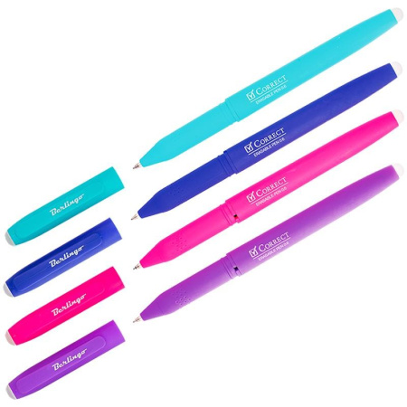 Ручка пиши-стирай BERLINGO 0.6 мм., гелевая, синяя (CGp_60915)