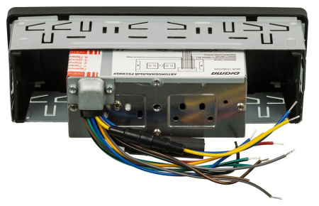 Автомагнитола Digma DCR-110B24 1DIN, 4x45Вт, MP3, FM, USB, AUX