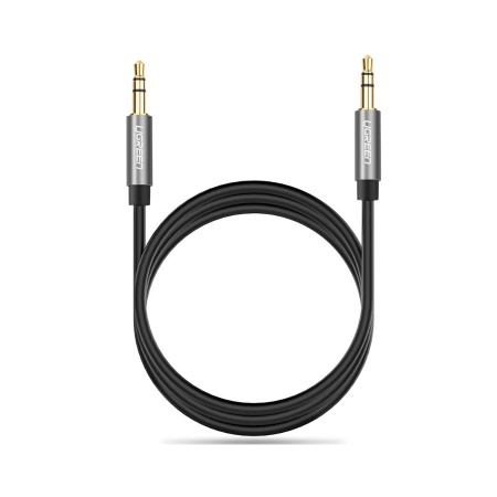 Кабель_аудио 3.5дж-3.5дж - _1.5м соединитель UGREEN AV119 (10734) черный