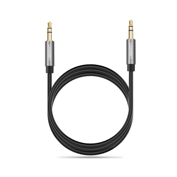 Кабель_аудио 3.5дж-3.5дж - _1.5м соединитель UGREEN AV119 (10734) черный