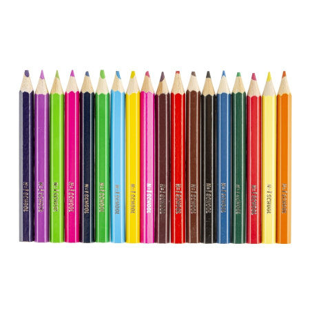 Карандаши 24цв. №1School "Шустрики" короткие 1408202