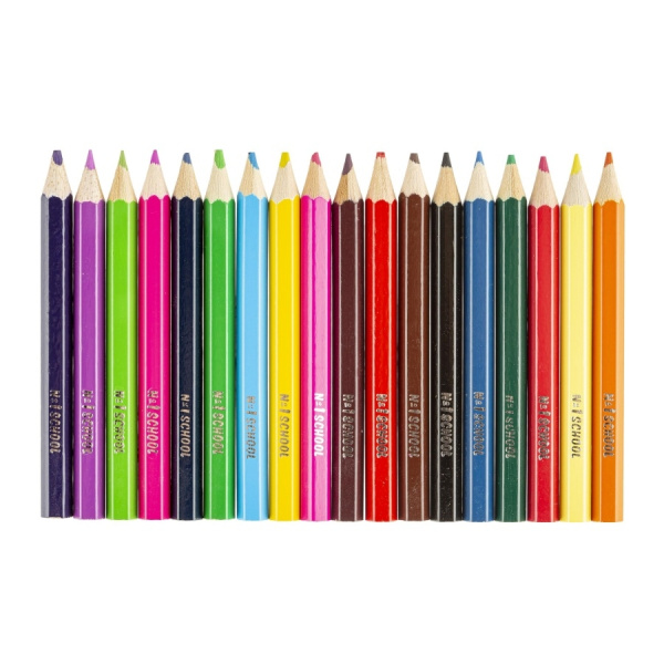 Карандаши 24цв. №1School "Шустрики" короткие 1408202