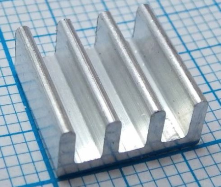 Радиатор  11*11*5мм, алюминий