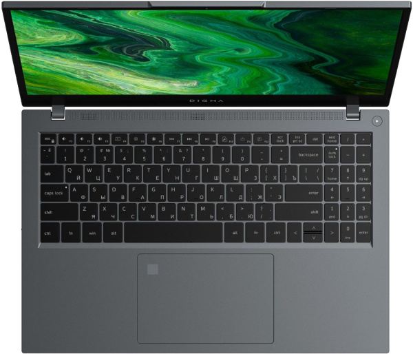Ноутбук Digma Pro Fortis M Core i7 1255U 16Gb SSD512Gb Intel Iris Xe graphics 15.6" IPS FHD (1920x1080) Windows 11 Pro grey WiFi BT Cam 4250mAh (DN15P7-ADXW04)