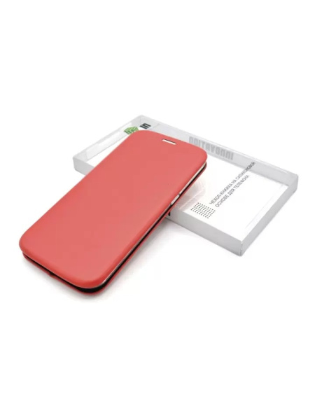 Чехол-книжка для Xiaomi Redmi Note 9 INNOVATION красный