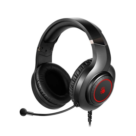 Игровая гарнитура A4Tech Bloody G220 мониторные кабель 2м, Black