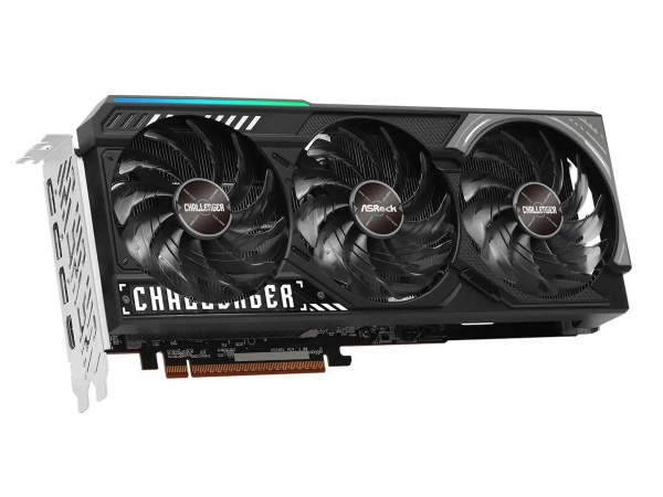 Видеокарта Radeon RX 9070 ASRock 16Гб Challenger GDDR6,256bit,HDMI,3DP (RX9070 CL 16G) ret