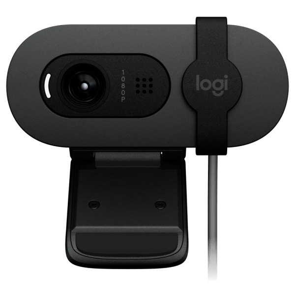 Веб-камера Logitech Brio 105 (960-001590/960-001592) графитовый 2Mpix (1920x1080) USB2.0 с микрофоном