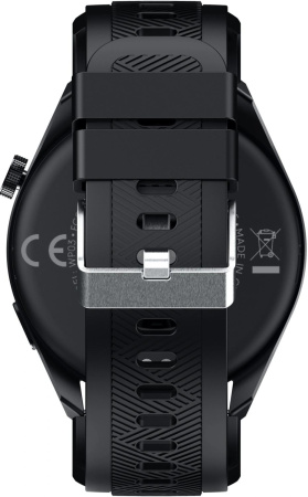 Смарт-часы Tecno Watch 3 Pro 1.43" AMOLED корп.черный рем.черный (WP03)