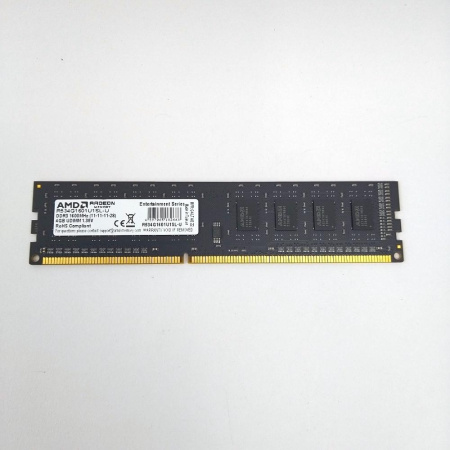 Память DDR3 4GB 1600MHz AMD R534G1601U1SL-U RTL PC3-12800 CL11 DIMM 240-pin 1.35В Ret