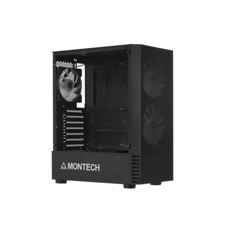 Корпус ATX Б_БП Montech X2 MESH Black (USB, Audio,TG, 2x140mm,1x120mm FRGB, черный)[X2MESHB]