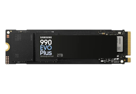 SSD-накопитель M.2 2Тб Samsung 990 EVO Plus [MZ-V9S2T0BW](TLC 3D V-NAND,NVMe,7250/6300 Мб/с)