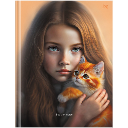 Бизнес-блокнот BG А5 80л. "Милый пушистик" ББ5т80_лм_тф 38108