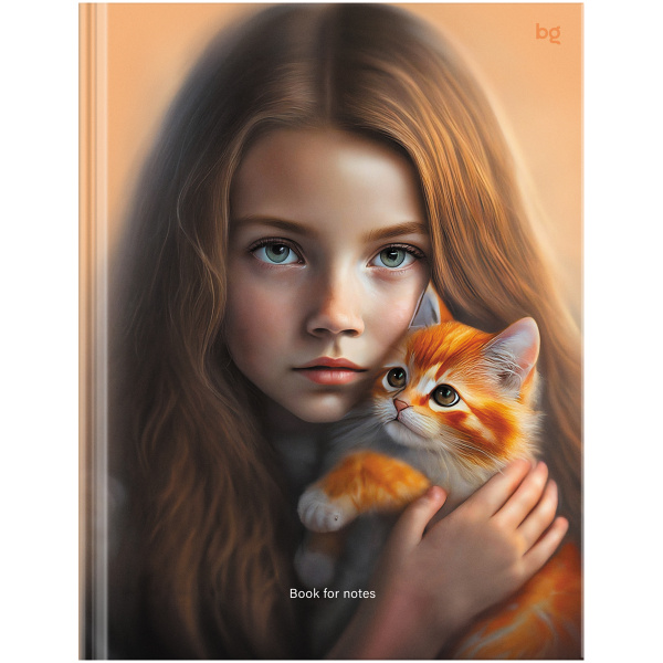 Бизнес-блокнот BG А5 80л. "Милый пушистик" ББ5т80_лм_тф 38108