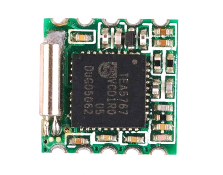 Модуль FM-радио, TEA5767, 76..180МГц, I2C, Vdc5V