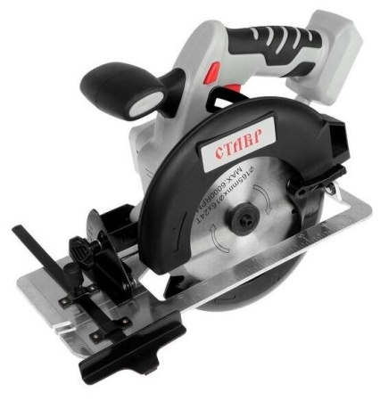 Пила дисковая аккумуляторная Ставр ПДА -165/20 (без АКБ и З/У),  3800об/мин, диск 165мм, посадочное 
