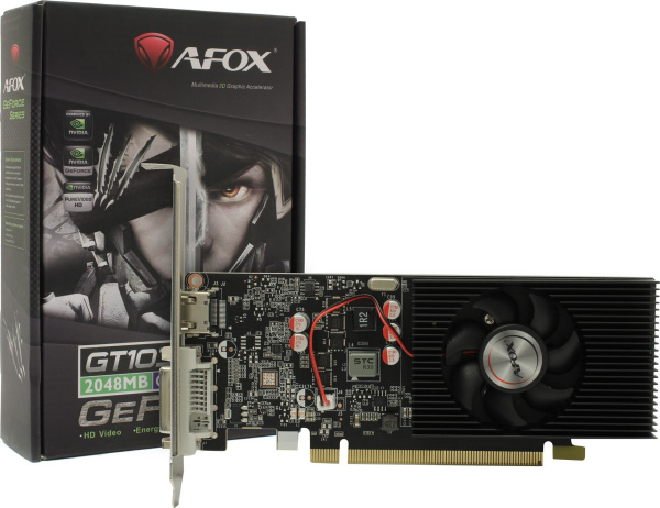 Видеокарта GeForce GT1030 Afox 2Гб GDDR5,64bit,DVI,HDMI (AF1030-2048D5L5-V2) ret