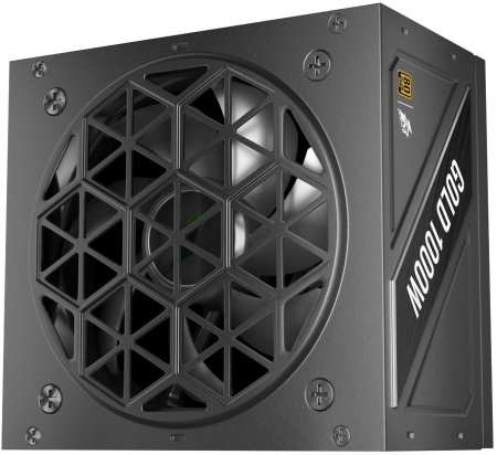 Блок питания 1000Вт 1STPLAYER NGDP 1000W (APFC,120мм,3PCI-E,12VHPWR,8SATA,80+Gold,модульный)[HA-1000BA4]