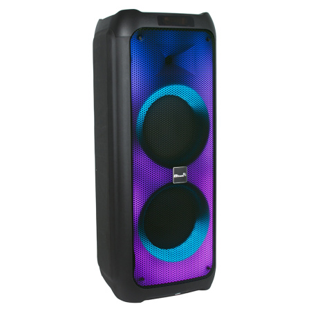 Портативная колонка ELTRONIC 20-62 FIRE BOX 1000 динамик 10" 2шт. 80Вт, Bluetooth, TWS, FM, USB,  mi