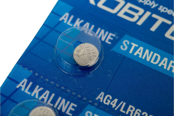 Батарейка AG4 (LR66, LR626, 177), 1.5в, Robiton, упак. 5шт