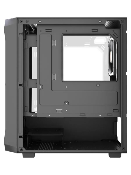 Корпус mATX Б_БП Powercase Mistral SM06 ARGB (USB3.0,Audio,черный,Mesh,TG,3х120мм ARGB PWM fans,CPU Cooler до 160мм, VGA до 300мм)[CMMSM06B-A3]