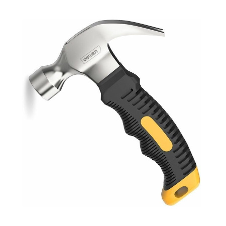 Молоток-гвоздодер Deli DL441008, 250г, 160мм, фиберглассовая рукоять