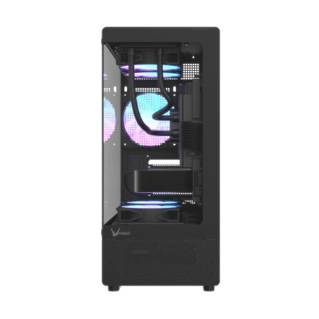 Корпус mATX Formula Crystal Z1CM Plus AR v2, Mini-Tower, без БП, черный [crystal z1cm plus black ar v2]