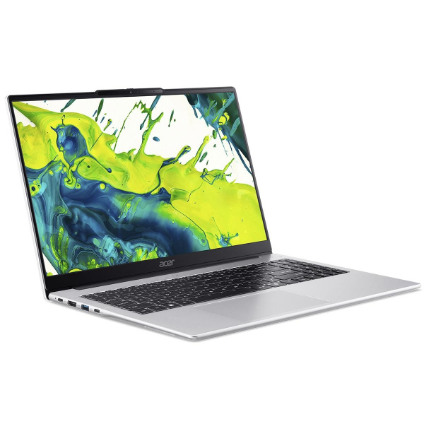 Ноутбук Acer Aspire Lite 15 AL15-74P-569P Intel Core Ultra 5 125H/16Gb (D5)/SSD512Gb/UMA/15.6"/IPS/FHD/1920x1080/60Hz/NoOS/Silver/1.59kg