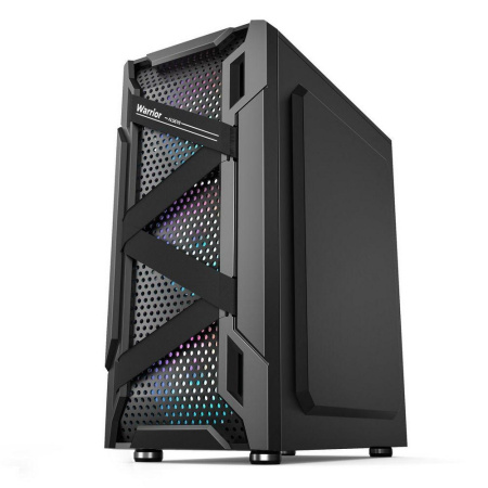 Корпус ALSEYE Warrior-B Mini-ITX/Micro ATX/ATX, USB2.0*2+HD Audio+USB3.0*1, H.D.D.(3.5")*2pcs+S.S.D(2.5")*2pcs, 354*185*413mm
