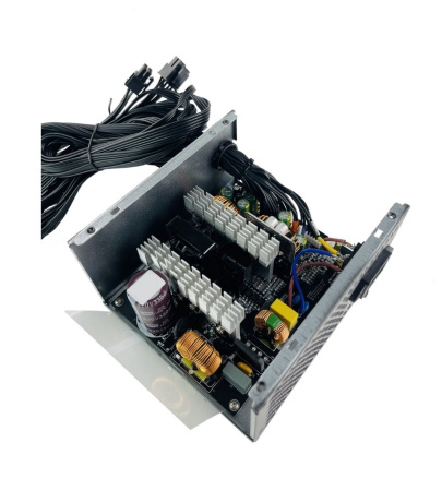Блок питания 600Вт Powercase PW600 (APFC,120мм,2PCI-E,5SATA,80+)[PS-600W-DC]