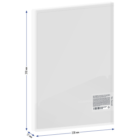 Папка с 30 вкл. BERLINGO "No Secret" 17мм. 700мкм, полупрозрачная (DB4_30991)