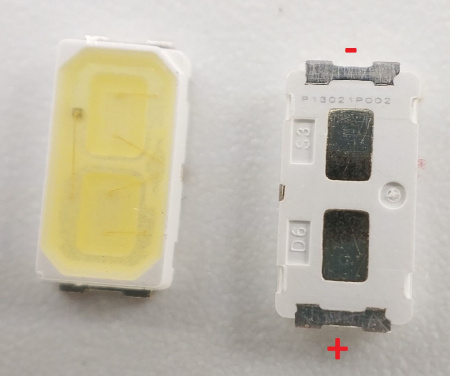 Светодиод 6030 6V 1W (5.8V-7V max140mA) для подсветки матриц LG LATHT420MPLZB