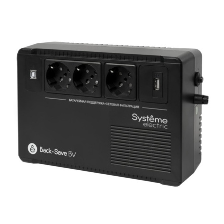ИБП Systeme Electric Back-Save BVSE800RS 800ВА/480Вт, EUROх3